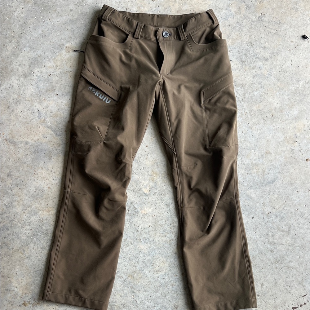 KUIU Men's Olive/Brown Technical Pant